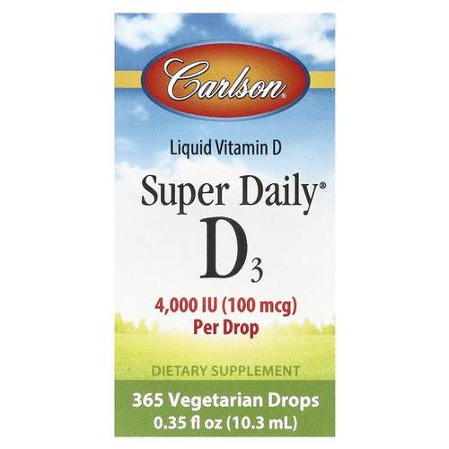 Carlson 超级每日维生素 D3 滴剂