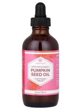 Leven Rose,100% Pure & Organic Pumpkin Seed Oil, 4 fl oz (11