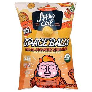LesserEvil,Space Balls, Real Organic Cheddar, 5 oz (142 g)