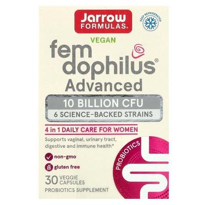 杰诺,全素 Fem Dophilus Advanced，100 亿 CFU，30 粒素食胶囊