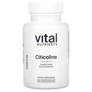 Vital Nutrients,Citicoline, 60 Vegan Capsules