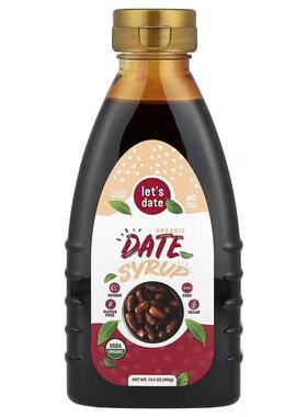 Let's Date有机枣糖浆冲泡烘焙果酱吐司涂抹酱