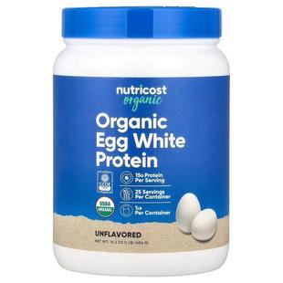 White Protein 454 Organic Egg Nutricost Unflavored