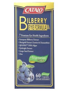 Catalo Naturals,Bilberry Eye Formula, 60 Vegetarian Capsules