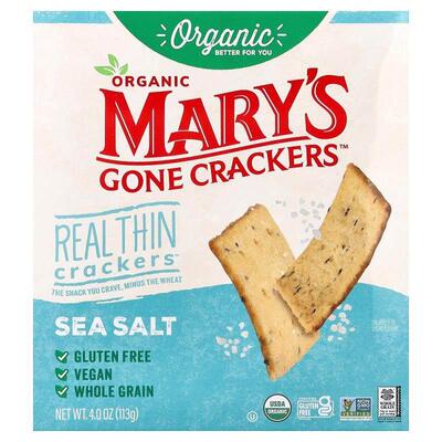 Mary's Gone Crackers,Real Thin Crackers™, Sea Salt, 4 oz (11