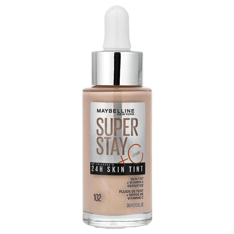 Maybelline,Super Stay, 24H Skin Tint, 102, 1 fl oz (30 ml)