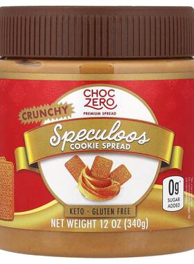 ChocZero,Speculoos Cookie Spread, Crunchy, 12 oz (340 g)