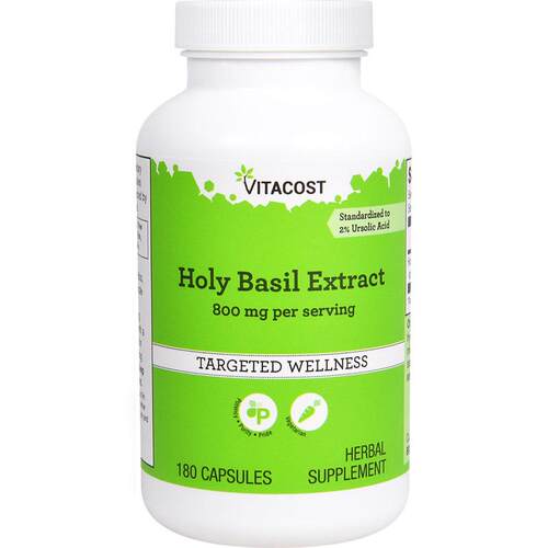 Vitacost,Holy Basil Extract, 180 Capsules (400 mg per Capsul