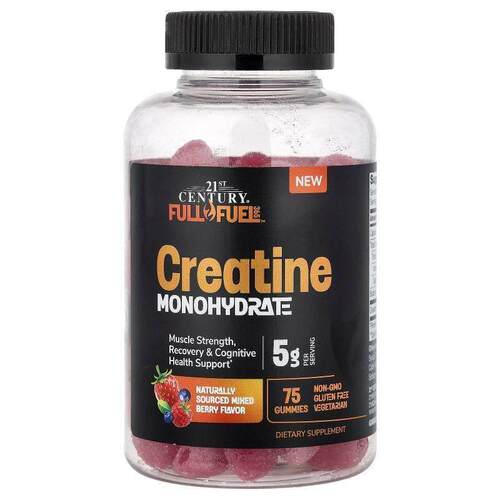 21世纪,Full Fuel 365™, Creatine Monohydrate Gummies, Mixed B