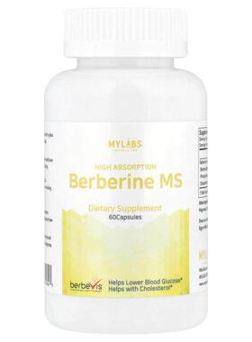 Mylabs,小檗碱 MS高吸收550 毫克60 粒胶囊