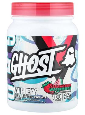 Ghost,Whey, Clear Protein Isolate, Strawberry Watermelon, 1.