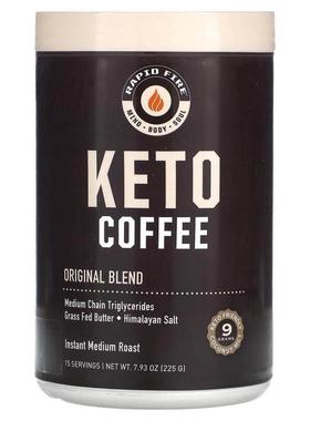 RAPIDFIRE,Keto Coffee, Original Blend, Instant, Medium Roast