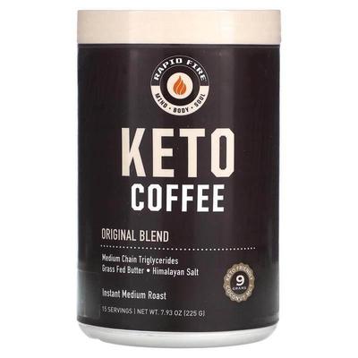 RAPIDFIRE,Keto Coffee, Original Blend, Instant, Medium Roast