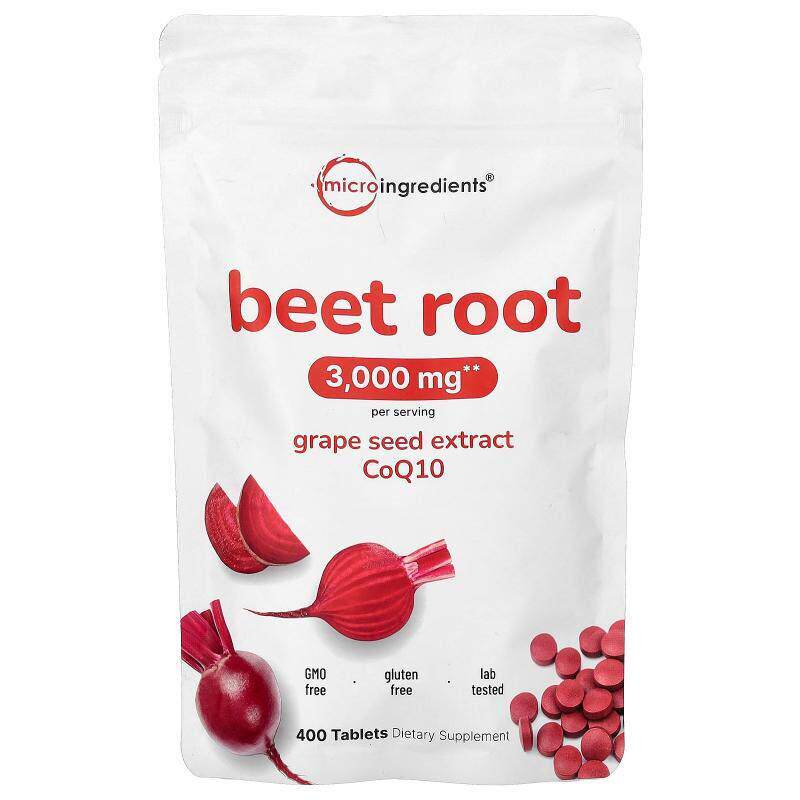 Microbeet Micro Ingredients,Beet Root, 400 Tablets_虎窝淘