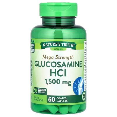 Nature's Truth,Glucosamine HCl, Mega Strength, 1,500 mg, 60