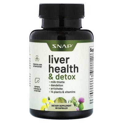 Snap Supplements,Liver Health & Detox, 60 Capsules