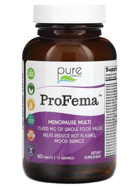 Pure Essence,ProFema, Menopause Multa, 60 Tablets