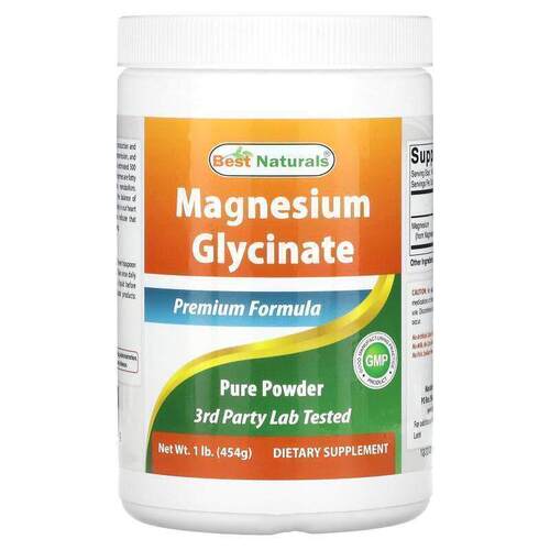 Best Naturals,Magnesium Glycinate, 1 lb (454 g)