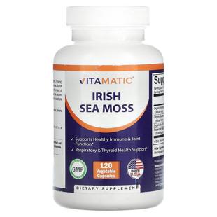 Vitamatic,Irish Sea Moss, 120 Vegetable Capsules