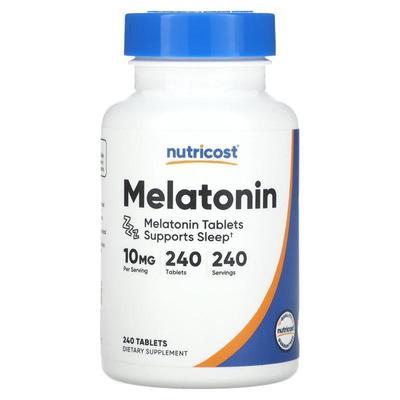 Nutricost,Melatonin, 10 mg, 240 Tablets
