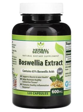 Herbal Secrets,乳香提取物，600 毫克，120 粒胶囊