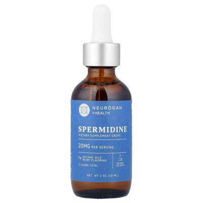 Neurogan Health,Spermidine Drops, Wild Berry, 20 mg, 2 oz (6