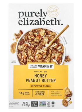 Purely Elizabeth,Superfood Cereal, Honey Peanut Butter, 11 o