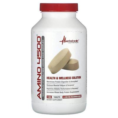 Metabolic Nutrition,Amino 4500 氨基酸营养片，180 片