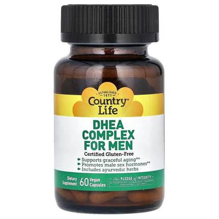 乡村生活,男性 DHEA 复合配方，60 粒全素胶囊