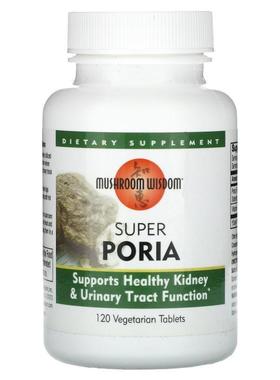 Mushroom Wisdom,Super Poria, 120 Vegetarian Tablets
