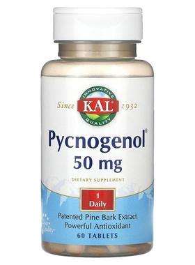KAL,Pycnogenol, 50 mg, 30 Tablets