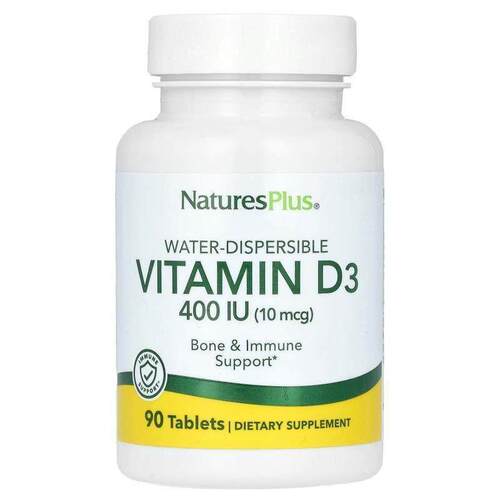 自然加,水分散维生素 D3，400 国际单位，90 片