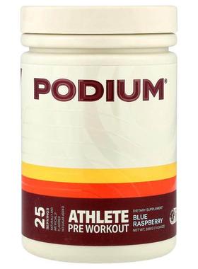 Podium Nutrition,Athlete Pre Workout, Blue Raspberry, 14.04