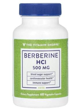 The Vitamin Shoppe,Berberine HCI, 500 mg, 120 Vegetable Caps