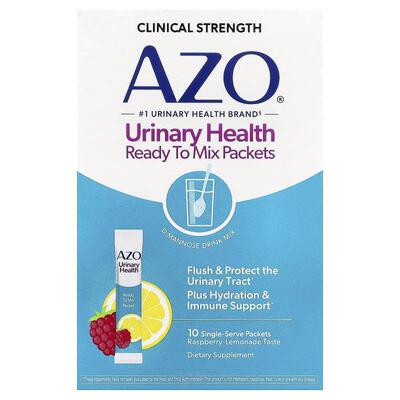 Azo,Urinary Health, Ready To Mix Packets, Raspberry-Lemonade