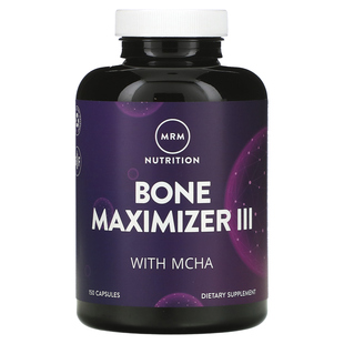 MRM Nutrition,营养，Bone Maximizer III with MCHA，150 粒胶囊