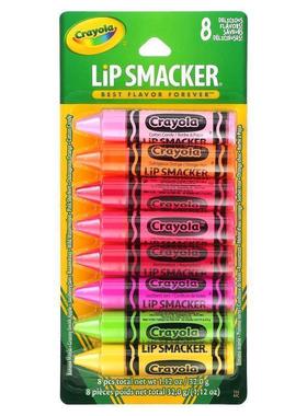 Lip Smacker多彩香味润唇膏组合装修护去死皮淡化唇纹防干裂滋润