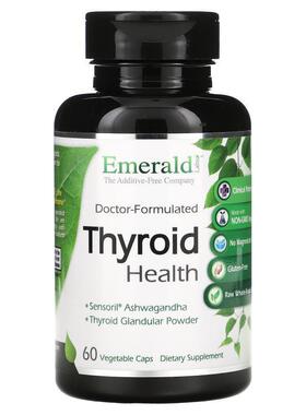 Emerald Laboratories,甲状腺健康，60 粒素食胶囊