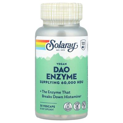 Solaray,Vegan DAO Enzyme, 4.2 mg, 30 VegCaps