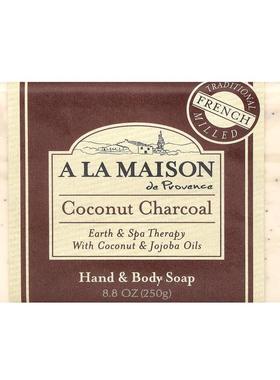 恍如家中,手部&身体磨砂肥皂块，新鲜海盐，8.8盎司（250克）