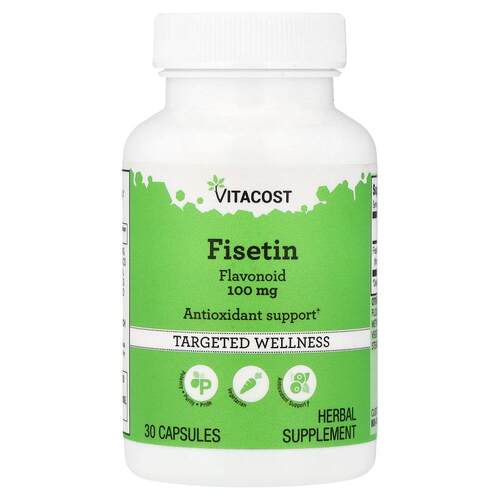 Vitacost,Fisetin Flavonoid, 100 mg, 30 Capsules