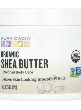 Aura Cacia,有机乳木果油，3.25 盎司（92 克）