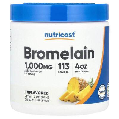 Nutricost,Bromelain, Unflavored, 3.5 oz (100 g)