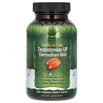 爱乐能,Testosterone UP®, ThermoBurn-MAX, 60 Liquid Soft-Gels