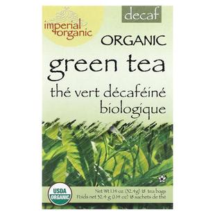 安可李氏茶,Imperial Organic, Green Tea, Decaf, 18 Tea Bags,
