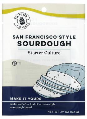 Cultures for Health,旧金山式酸面团，1 包，0.19 盎司（5.4 克