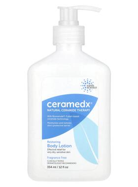 Ceramedx,修护身体乳液，无香料，12液量盎司（354毫升）