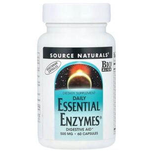 源美,日常 Essential Enzymes®，500 毫克，60 粒胶囊