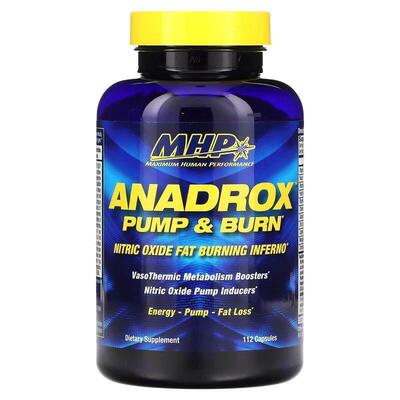 MHP,Anadrox Pump &amp;amp; Burn, 112 Capsules