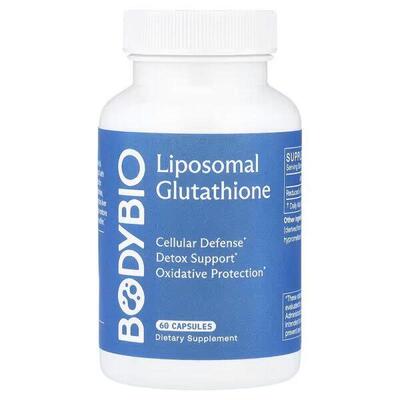BodyBio,脂质体谷胱甘肽，60 粒胶囊